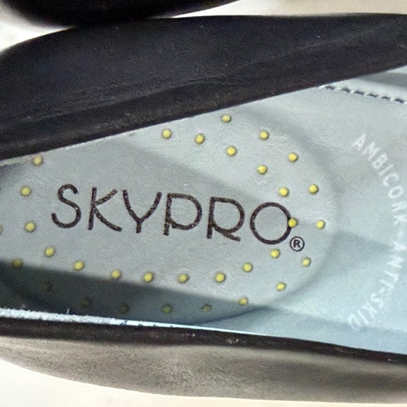 Skypro Marie Therese Flight Attendant Shoe Womens 8 Black Uniform Workwear Pumps - Picture 11 of 13